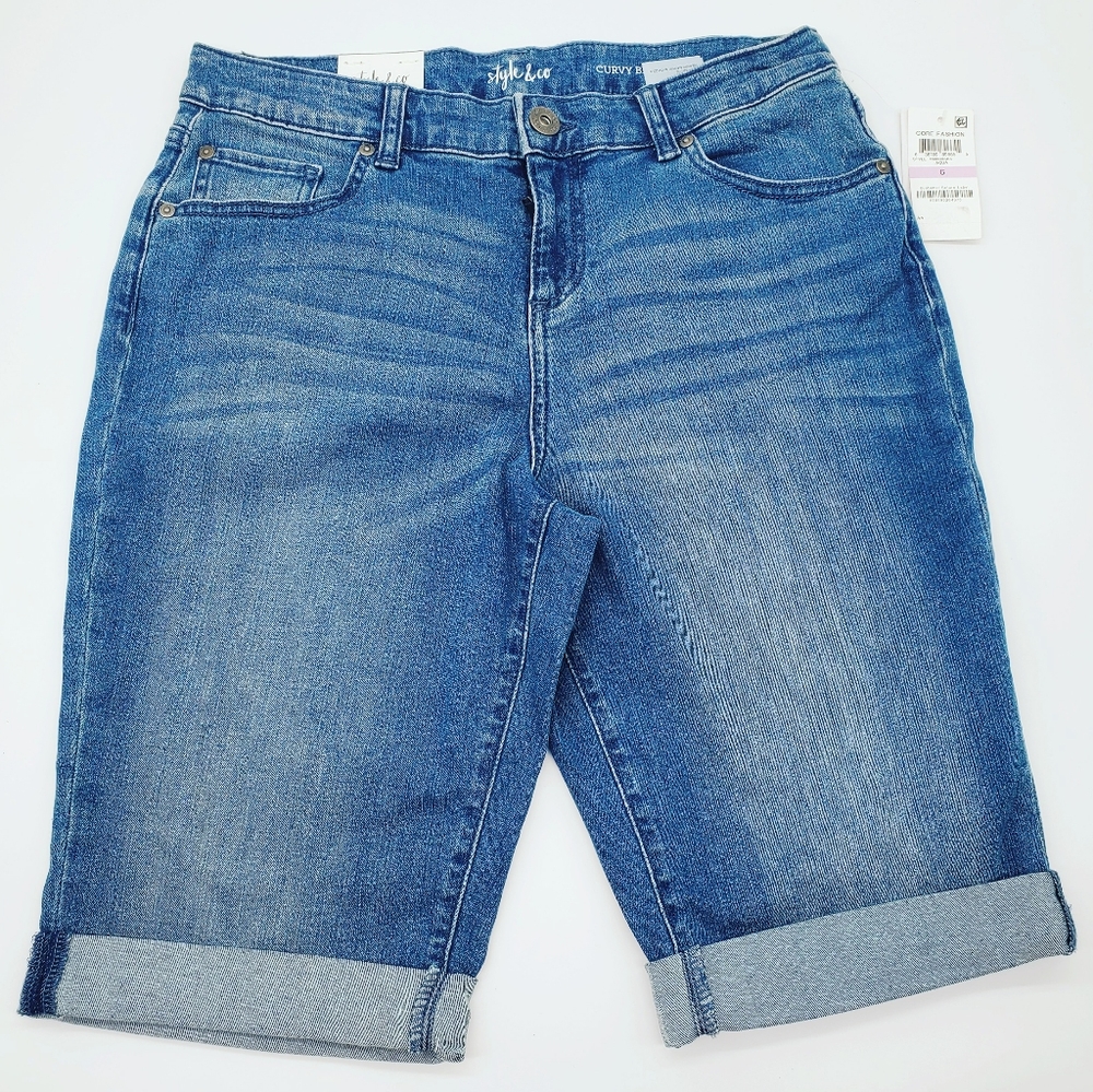 NWT Style & Co. Curvy Bermuda shorts size 6